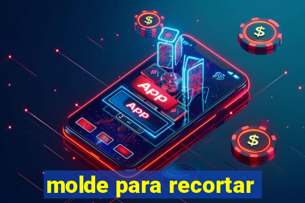 molde para recortar